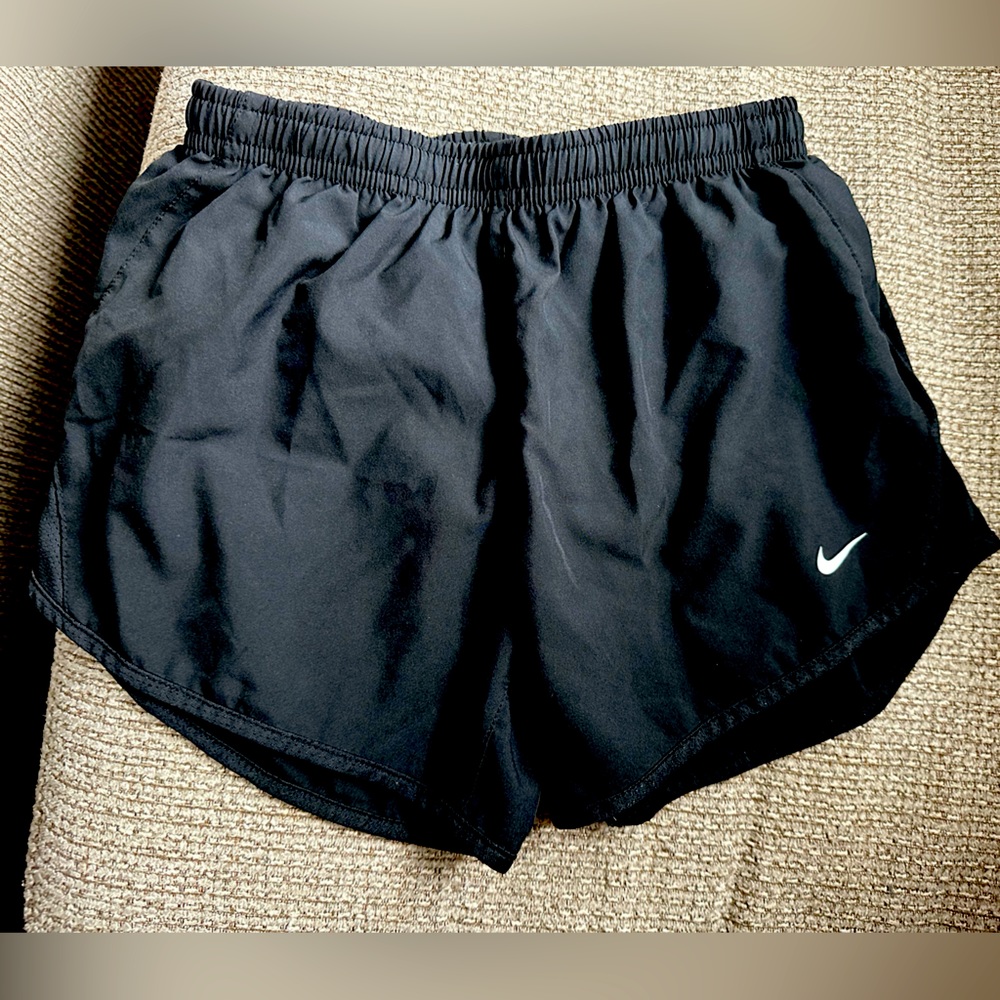 Girls black Nike shorts